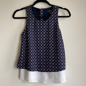 Banana Republic Factory Geometric Pattern top